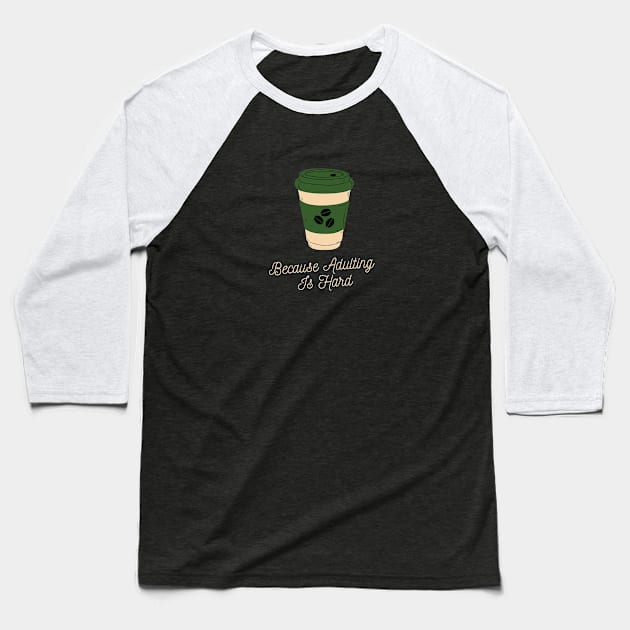 Coffee Baseball T-Shirt by stephanieduck